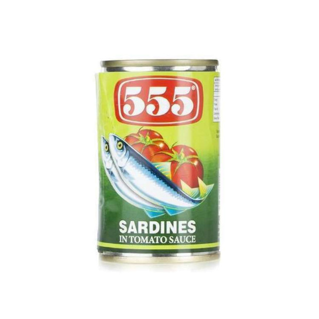 555 番茄醬沙丁魚（155克）－富含鈣質、蛋白質與茄紅素
