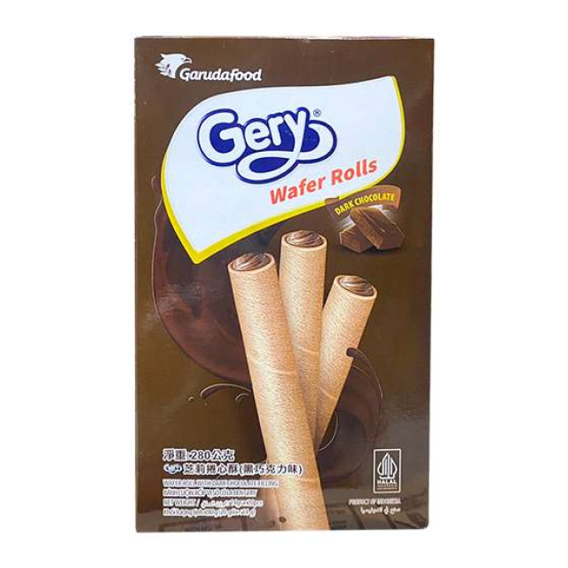 Garudafood Gery 特濃黑可可威化捲（14克 × 20）
