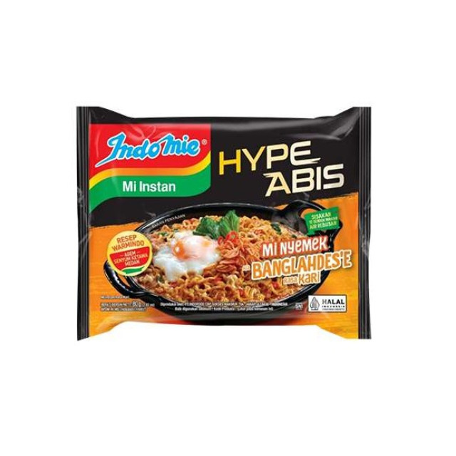 INDOMIE 辣咖哩風味炒麵（80 公克 × 40 包）