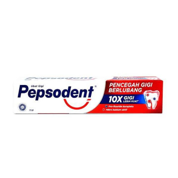Pepsodent／預防蛀牙／強效10倍牙膏／75克