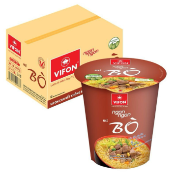 Vifon 即食泡麵牛肉風味（60 公克 × 24 杯）